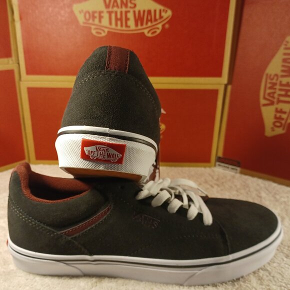 VANS Men's 6.5/Women's 8 Seldan Suede Raven/White VN0A4TZEAJI - Picture 7 of 12